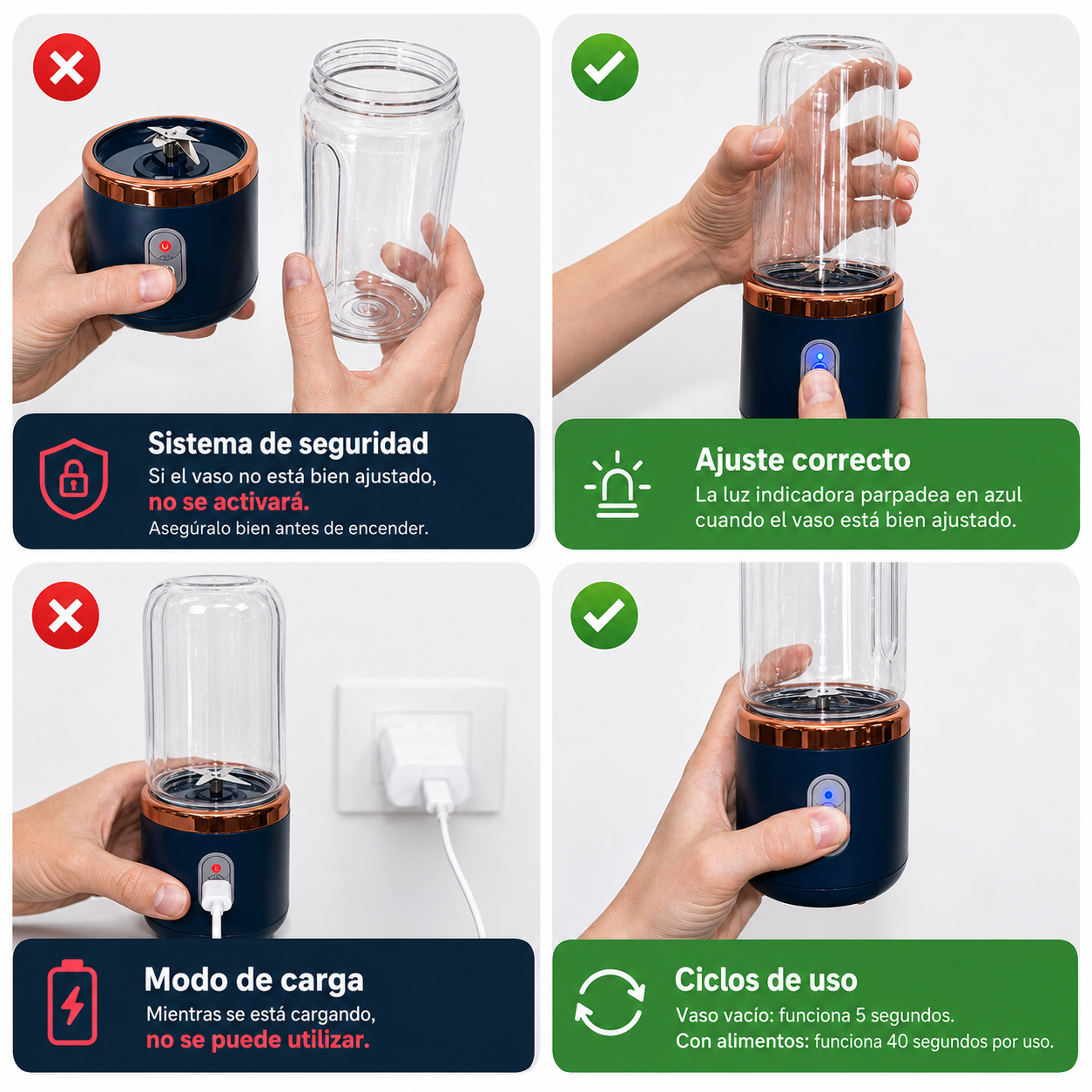 Breeze™ Batidora Portátil Recargable